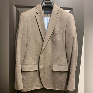 Mens 40R Herringbone Blazer